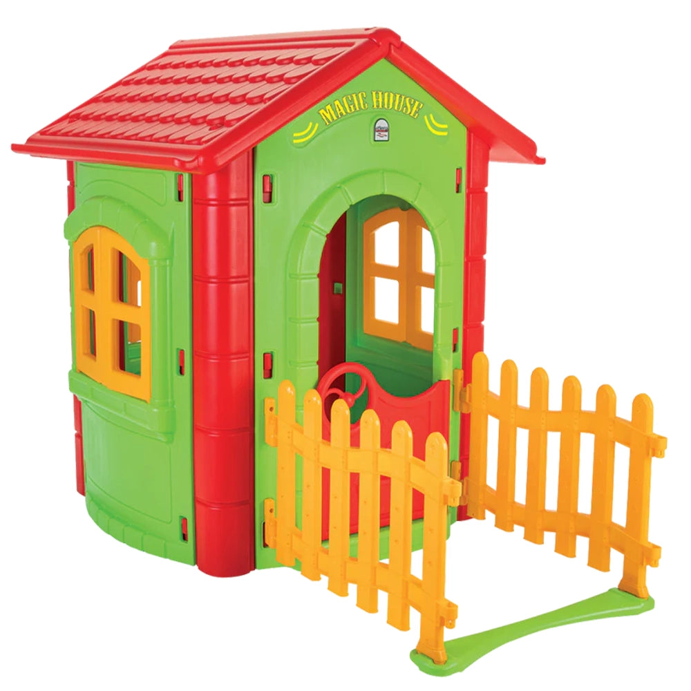 Maisonnette de Jeu Enfant avec Barrière Pilsan