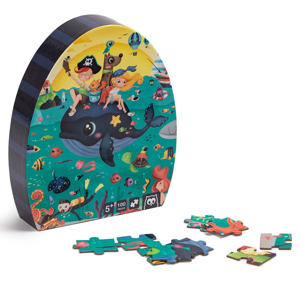 La grande traversée sous-marine — puzzle 100 pièces dès 5 ans