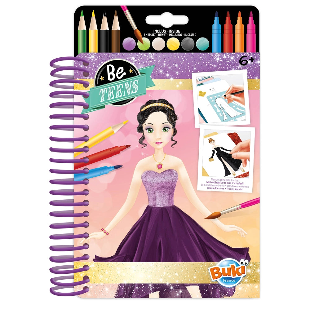 Carnet Créatif Mode Soirée Buki 6 Ans+