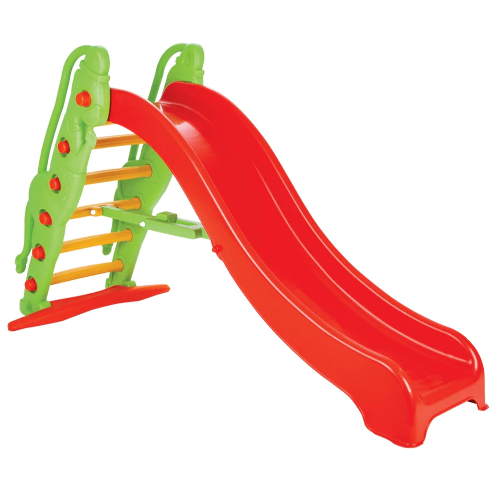 Toboggan Enfant Pliable Rouge et Vert 189cm
