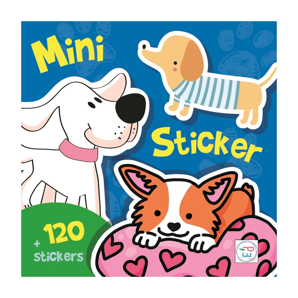 Livre d’autocollants chiens, plus de 120 stickers