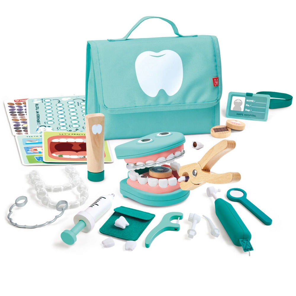 Coffret de dentiste avec mâchoire interactive, 3-8 ans
