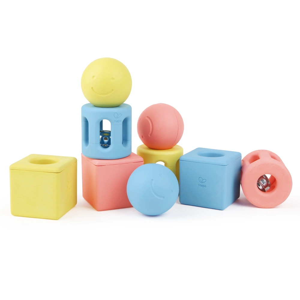 Set Hochets Formes Géométriques Hape 9 Pièces