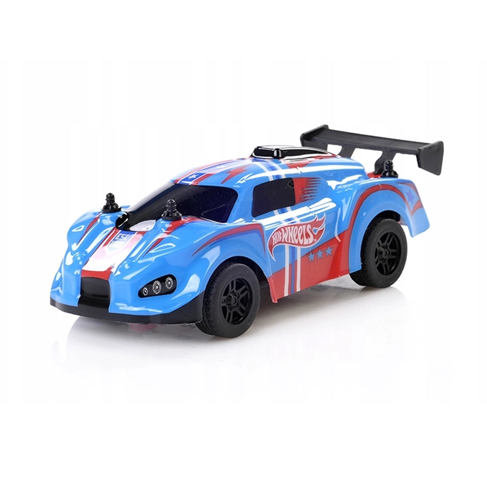 Voiture Télécommandée Course Bleue & Rouge 15,5cm