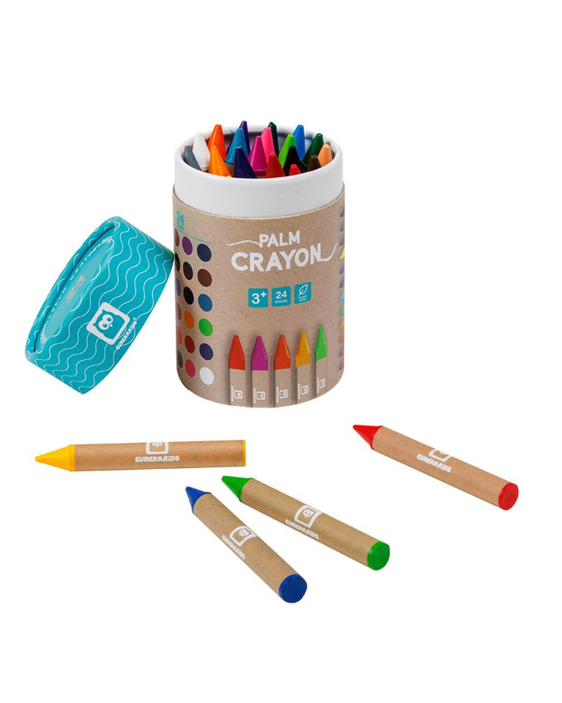 Coffret de 24 crayons de cire pour dessiner dès 3 ans