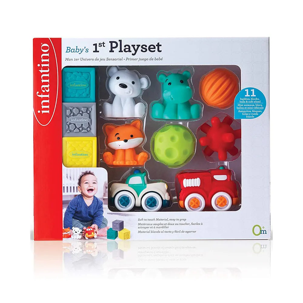 Coffret Éveil Sensoriel Bébé 11 Pièces