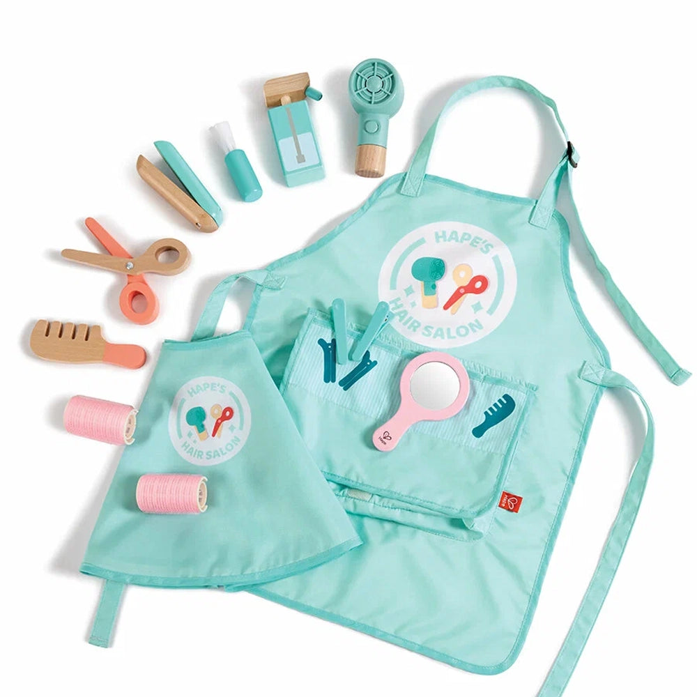 Coffret jeu de coiffure avec tablier Hape, 3-8 ans