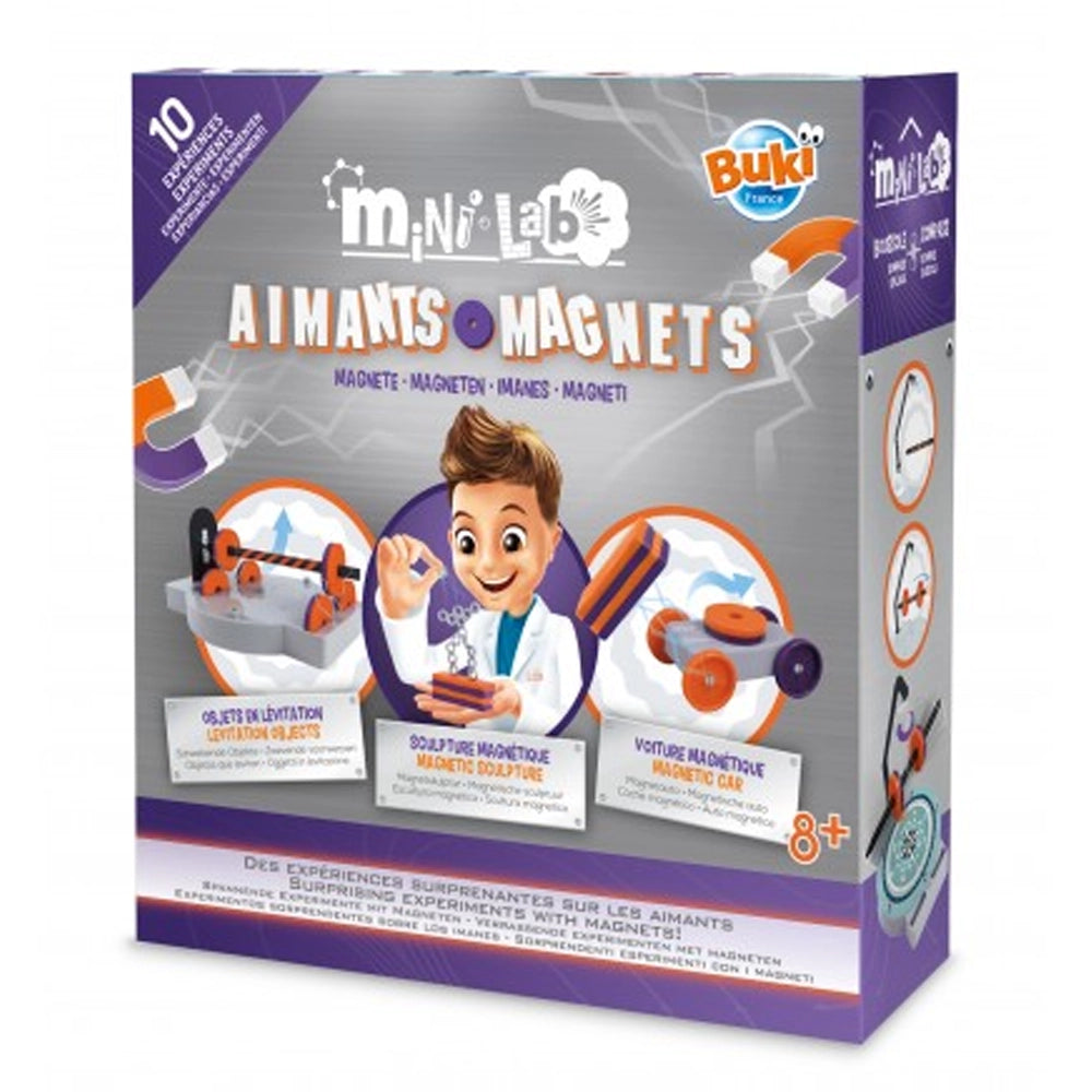 Mini Lab Aimants Buki 10 Expériences 8 ans+