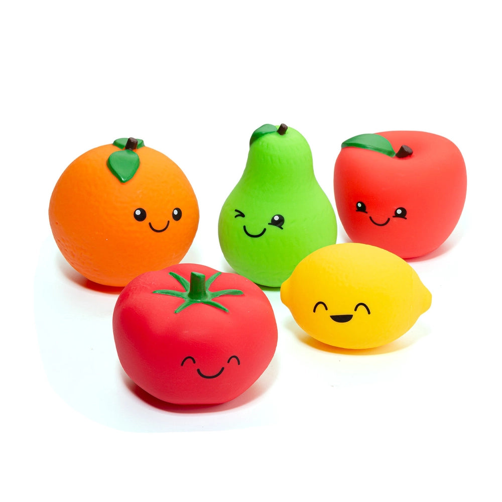 Fruits Souples aux Visages Rigolos, 5 Pièces dès 10 Mois