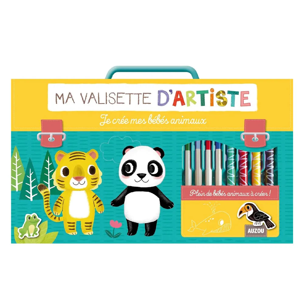 Valisette créative pour dessiner les bébés animaux