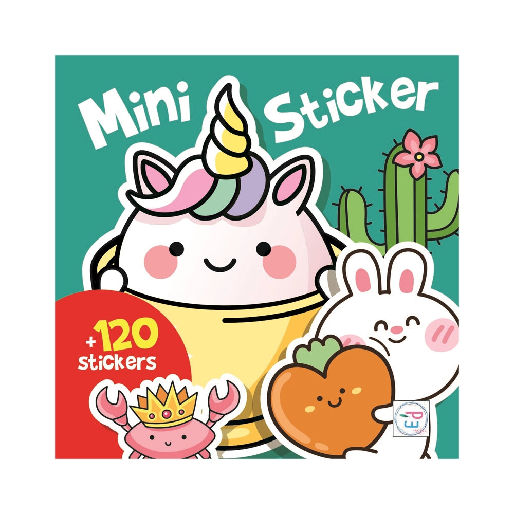 Carnet Kawaii de plus de 120 stickers amusants