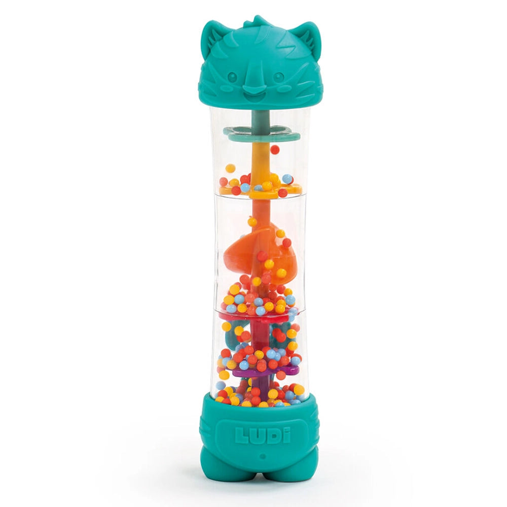 Bâton de Pluie Sensoriel Tigre Turquoise 6 Mois+