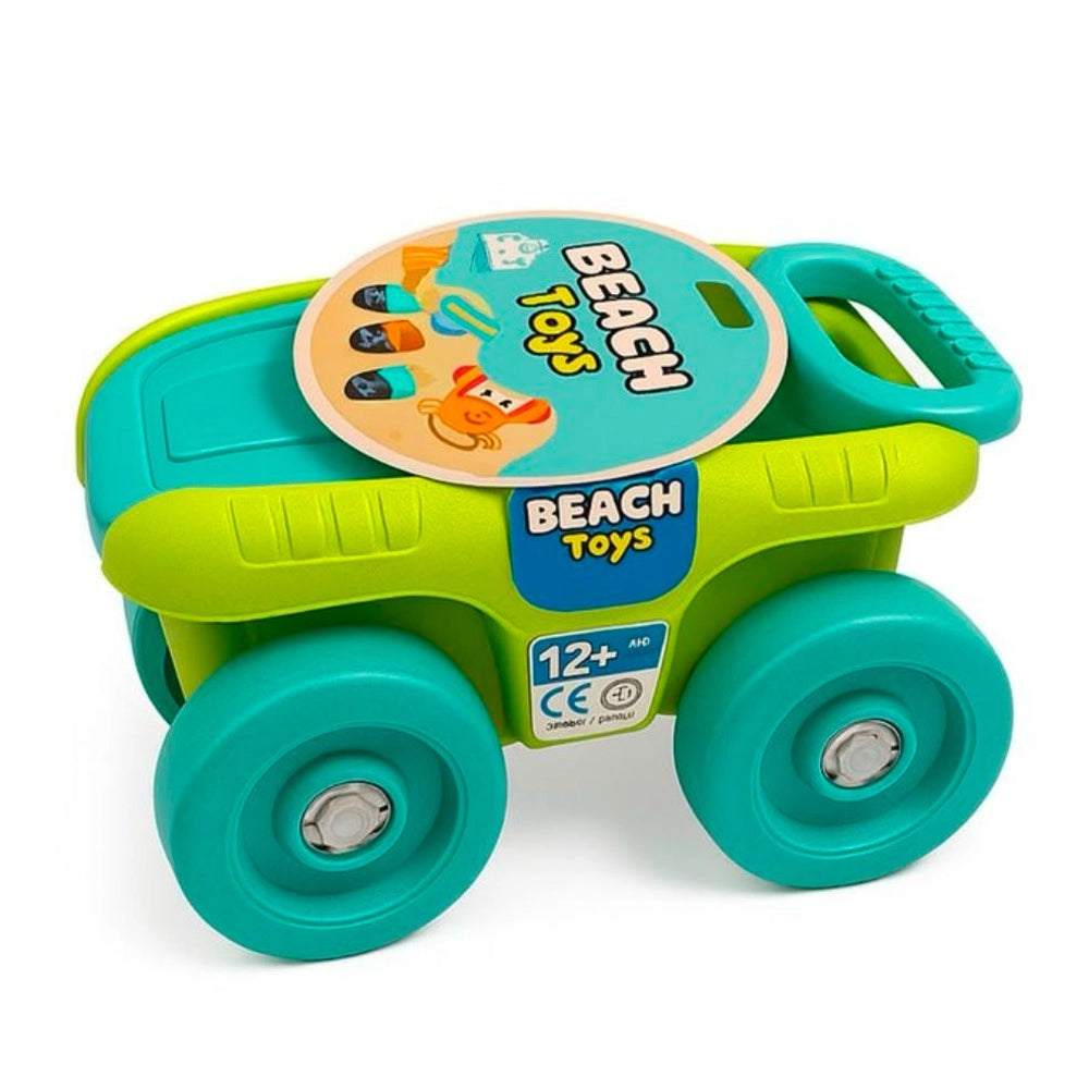 Camion Porteur Plage Turquoise et Vert 12M+