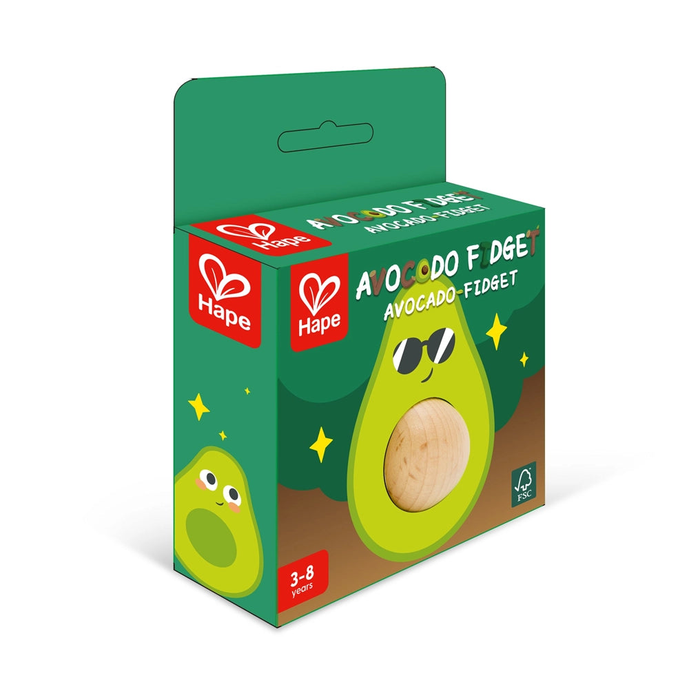 Jouet Sensoriel Avocat en Bois 3-8 Ans