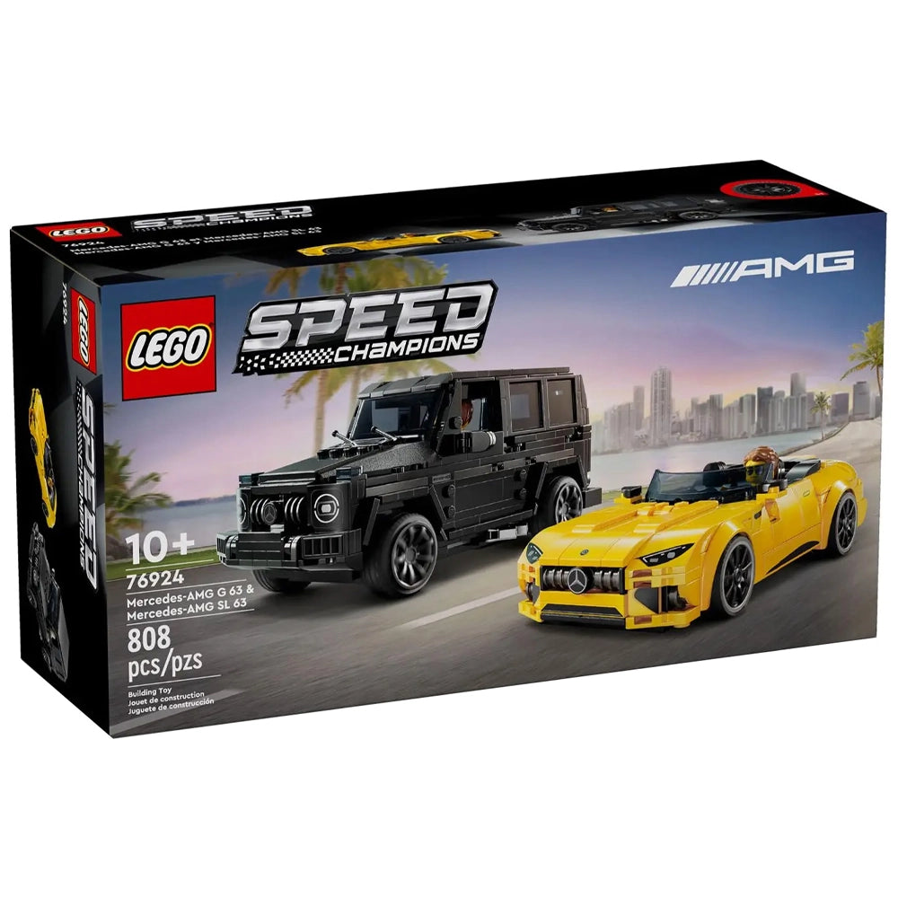 Set LEGO Speed Champions Mercedes-AMG G 63 & SL 63 806 pièces 10+