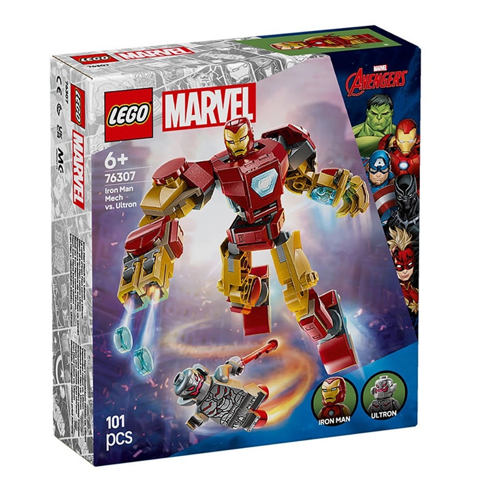 LEGO Marvel : Le robot d’Iron Man face à Ultron, 6+