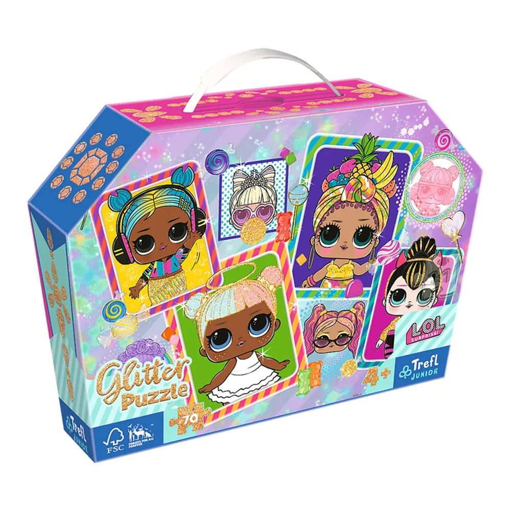 Puzzle L.O.L. Surprise Pailleté 70 Pièces