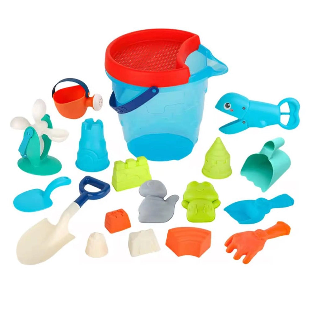 Explorateurs du sable : kit de jeux avec seau à tamis