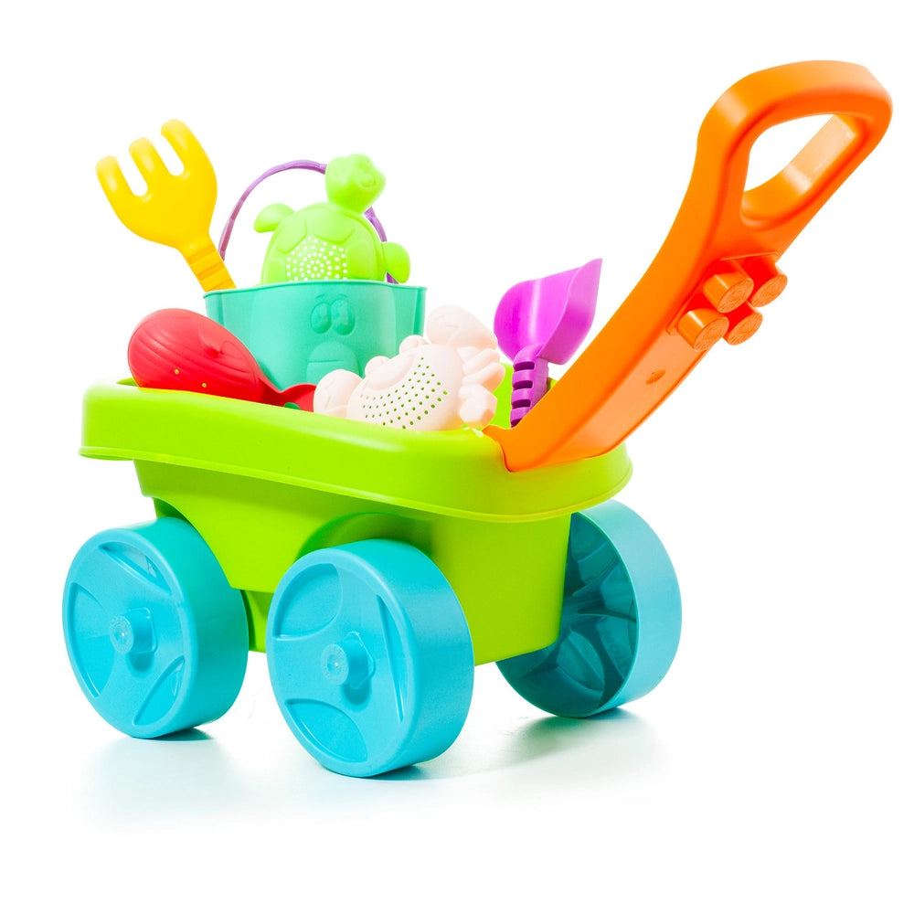 Wagon de plage Molto avec accessoires de sable 24M+