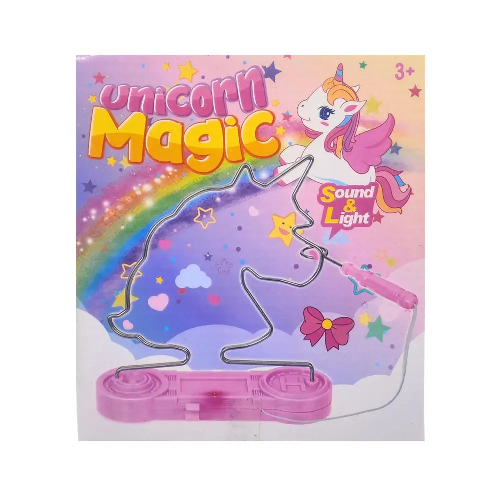 Jeu d’adresse Licorne à fil et anneau dès 3 ans