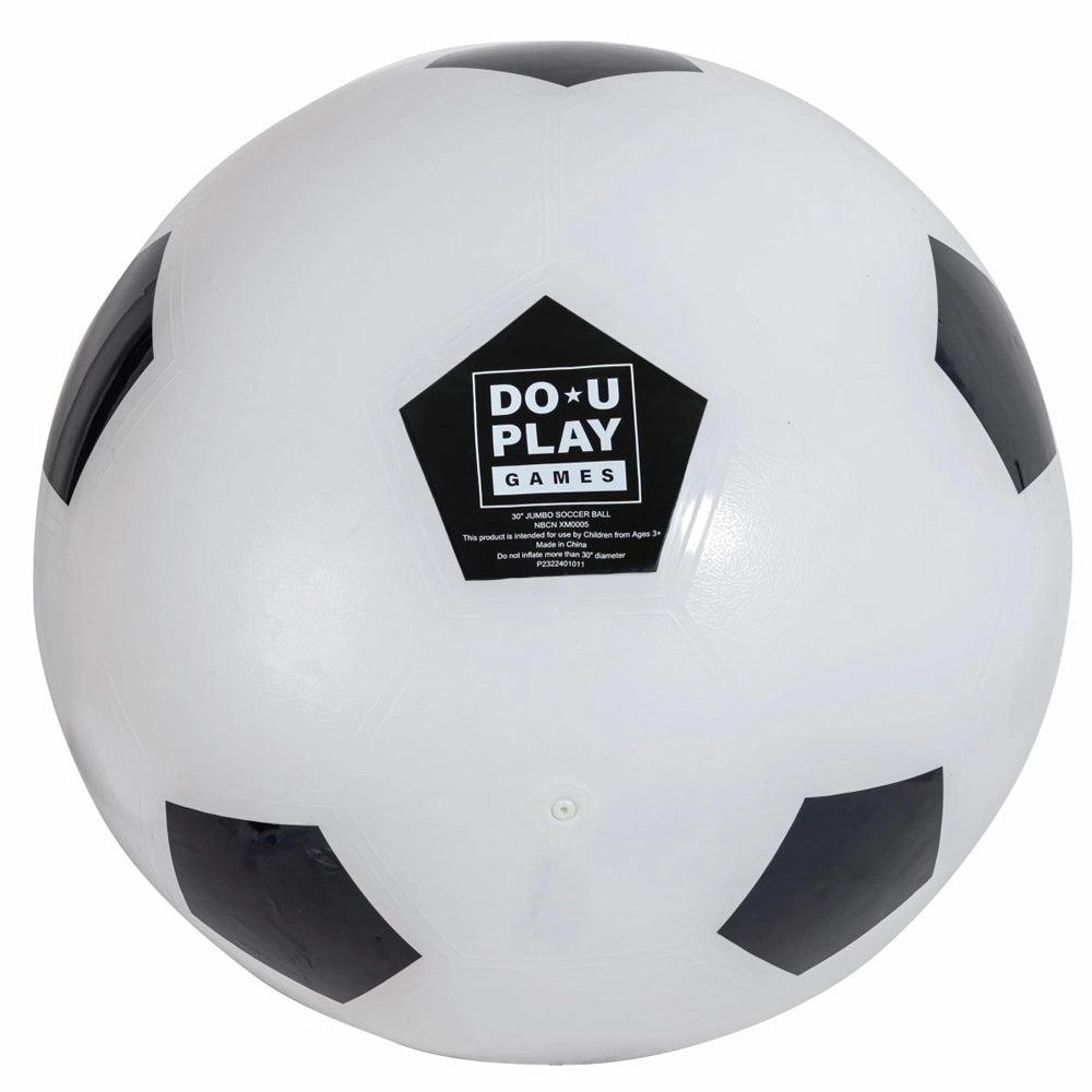 Ballon de foot XXL 76 cm pour jeux au jardin