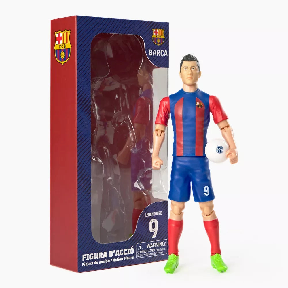Figurine Articulée Lewandowski FC Barcelone 20cm