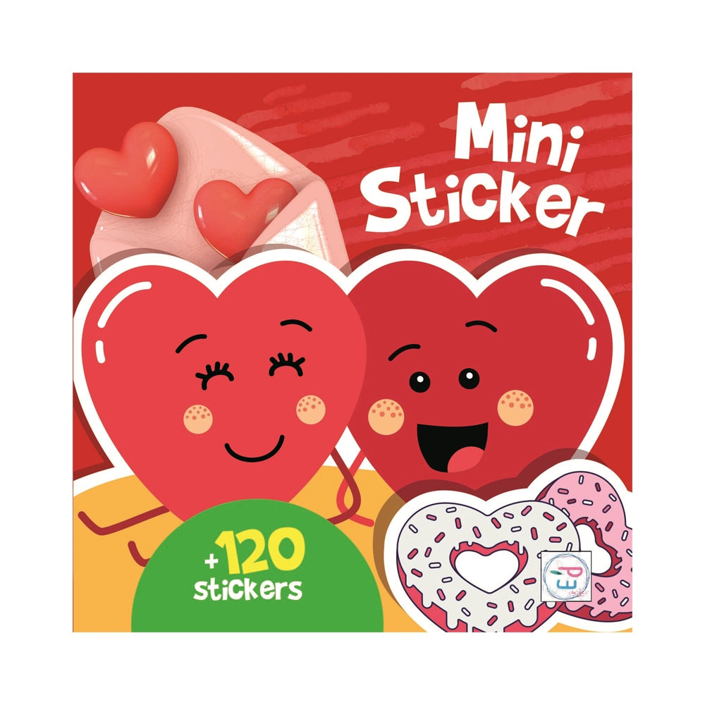 Cœurs joyeux, le livre de plus de 120 stickers