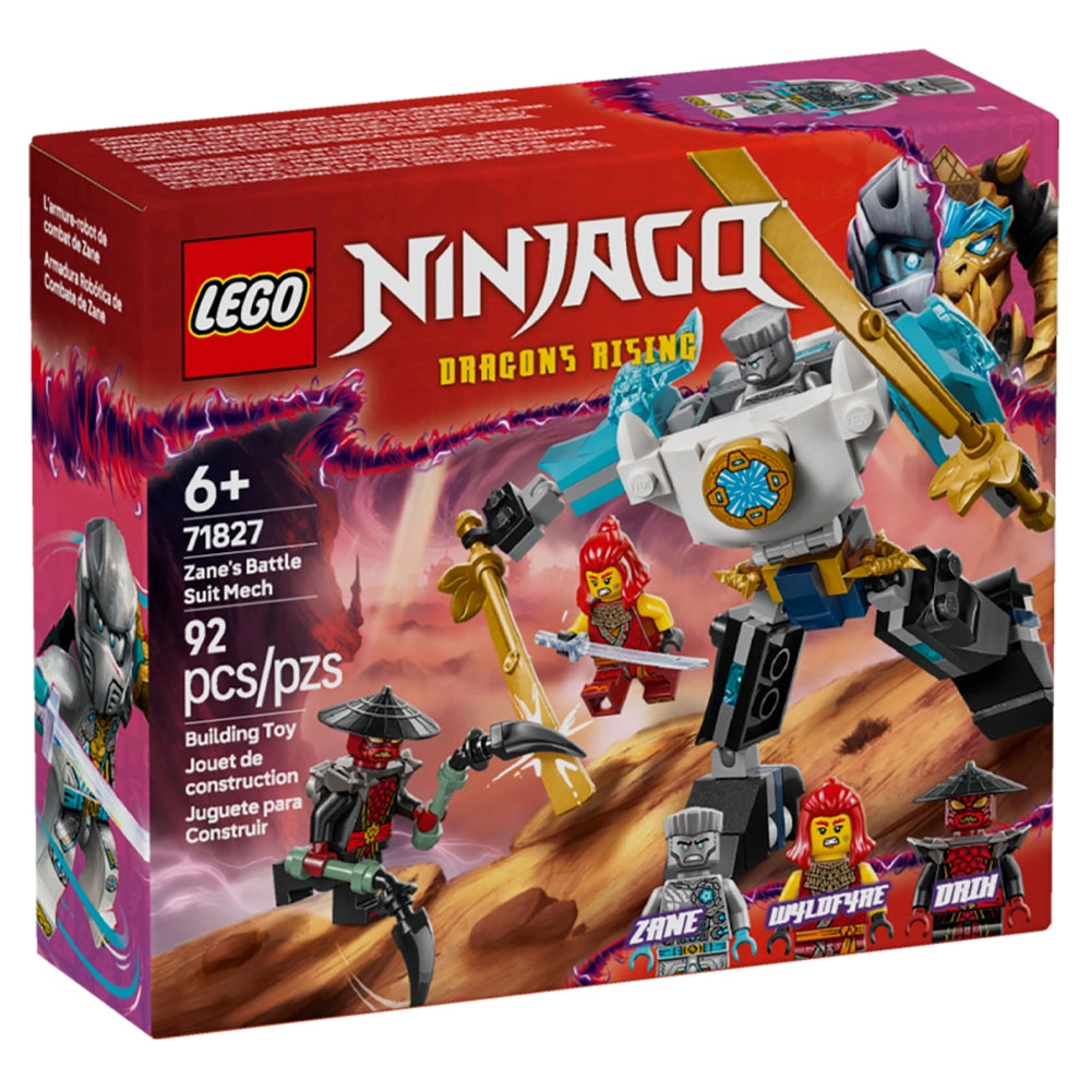 Robot de combat de Zane LEGO NINJAGO, 6+