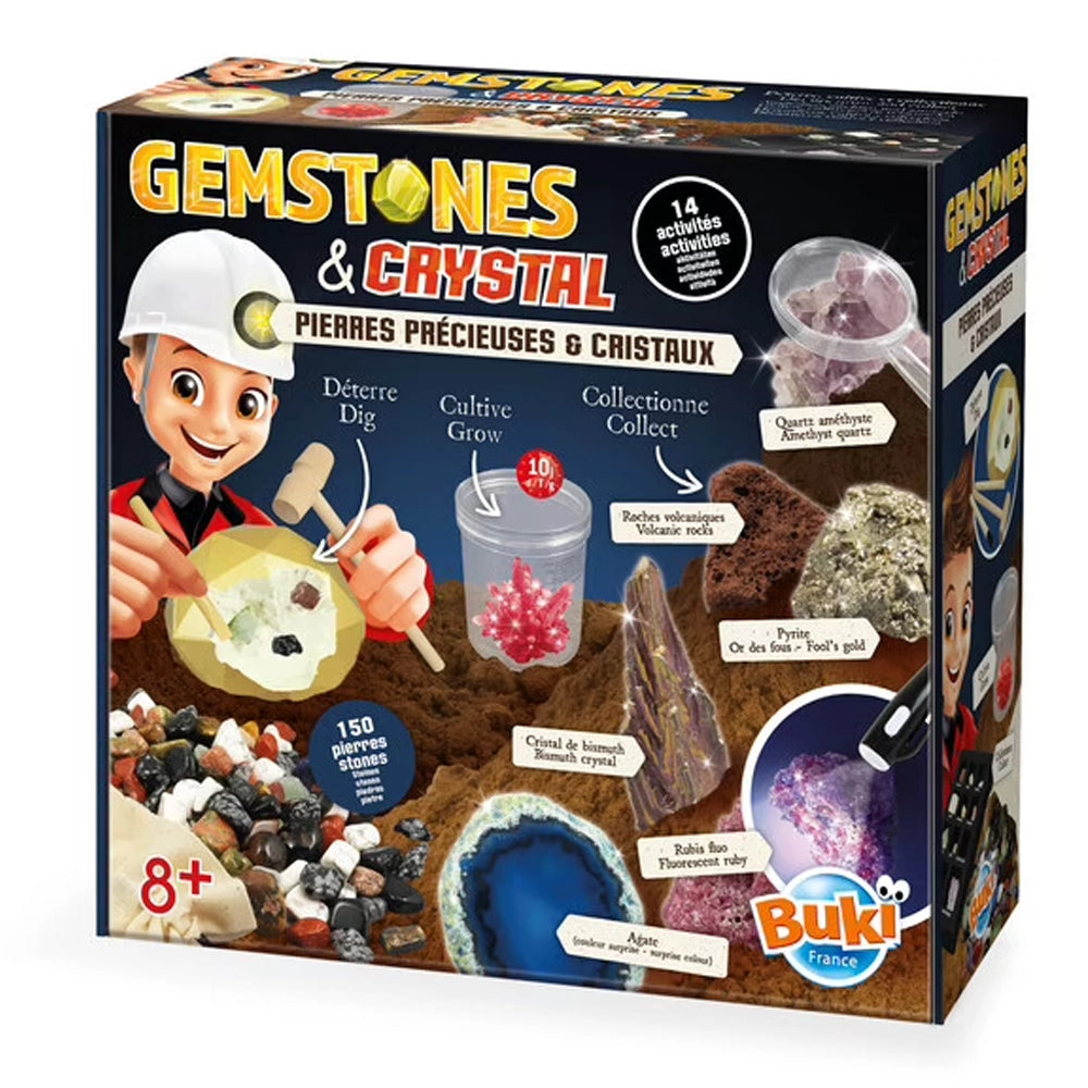 Coffret Pierres Précieuses & Cristaux Buki 8+