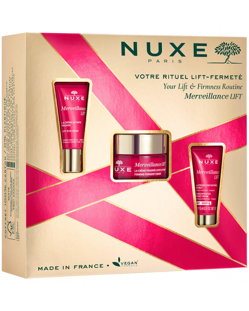 Rituel Merveillance Lift Nuxe, trio de soins visage