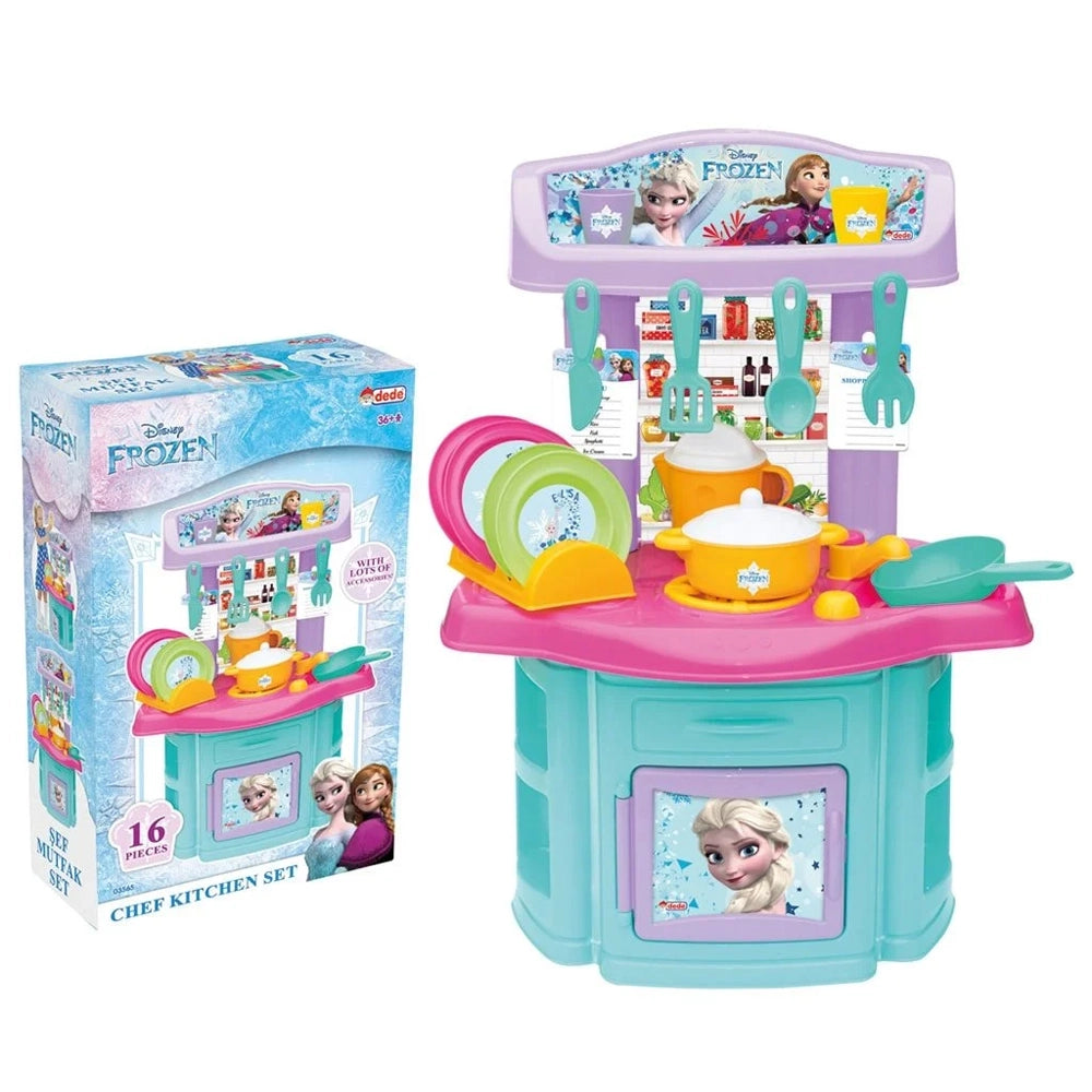 Cuisine Enfant 16 Pièces Turquoise et Rose