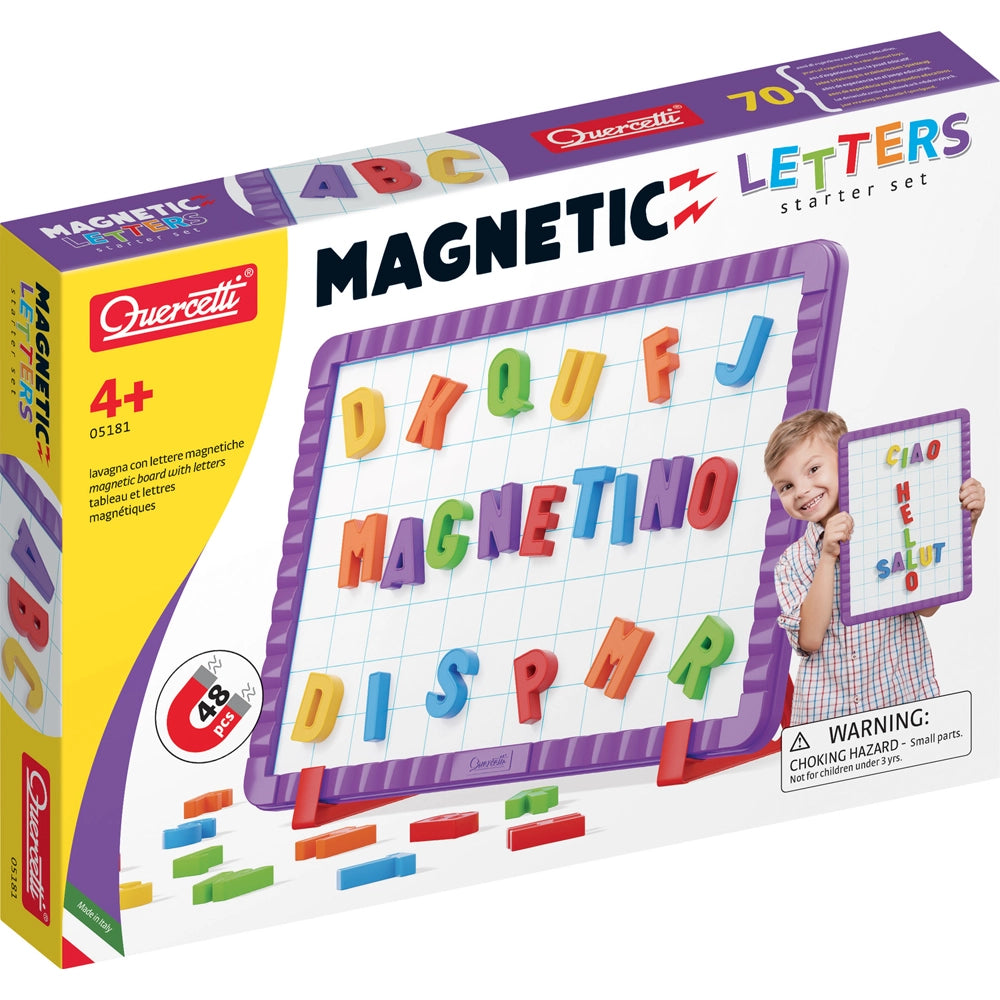 Tableau magnétique avec 48 lettres colorées, dès 4 ans