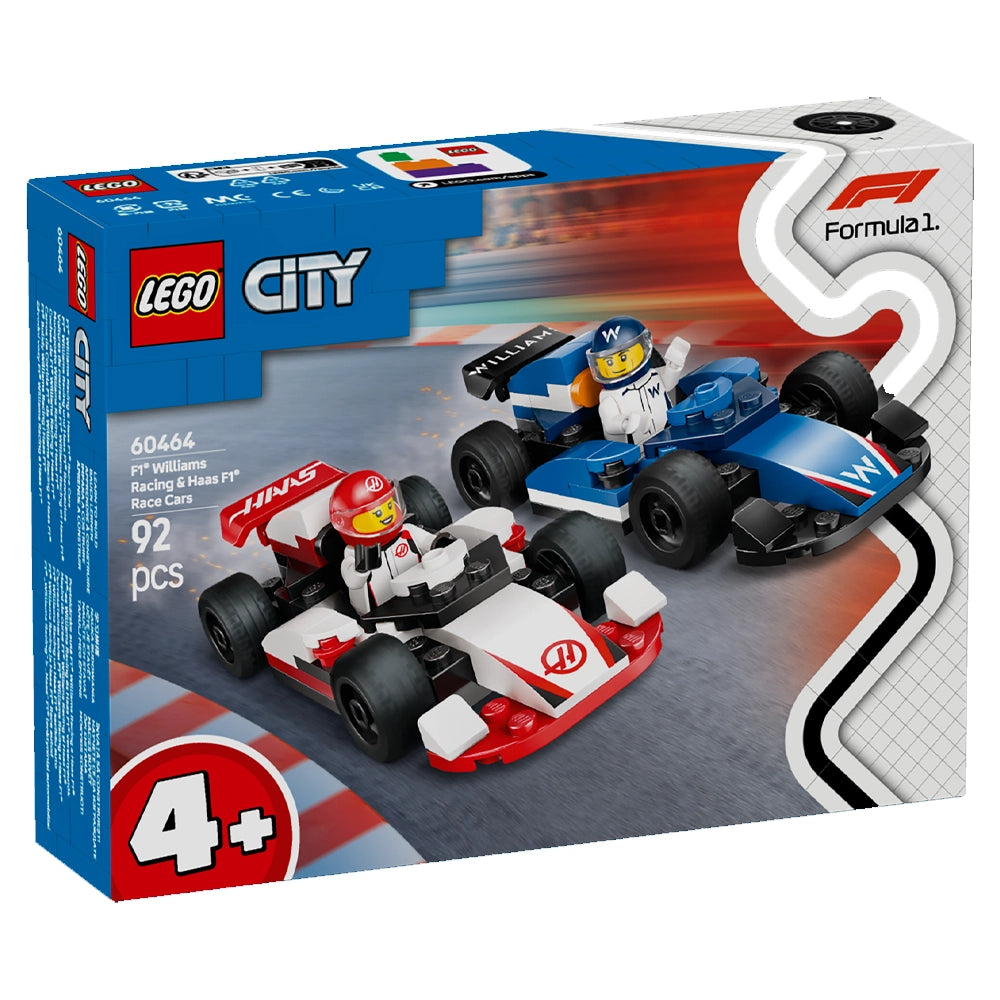 Duo de monoplaces Williams et Haas à construire LEGO City 4+
