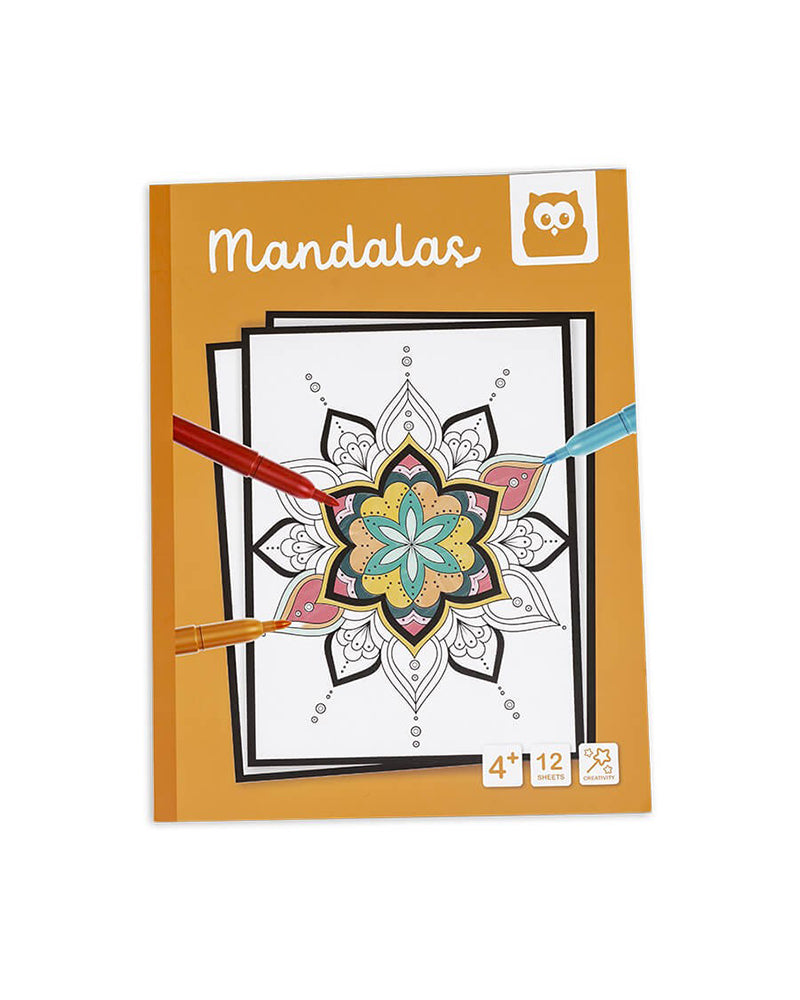 Livre de mandalas à colorier, 12 motifs dès 4 ans