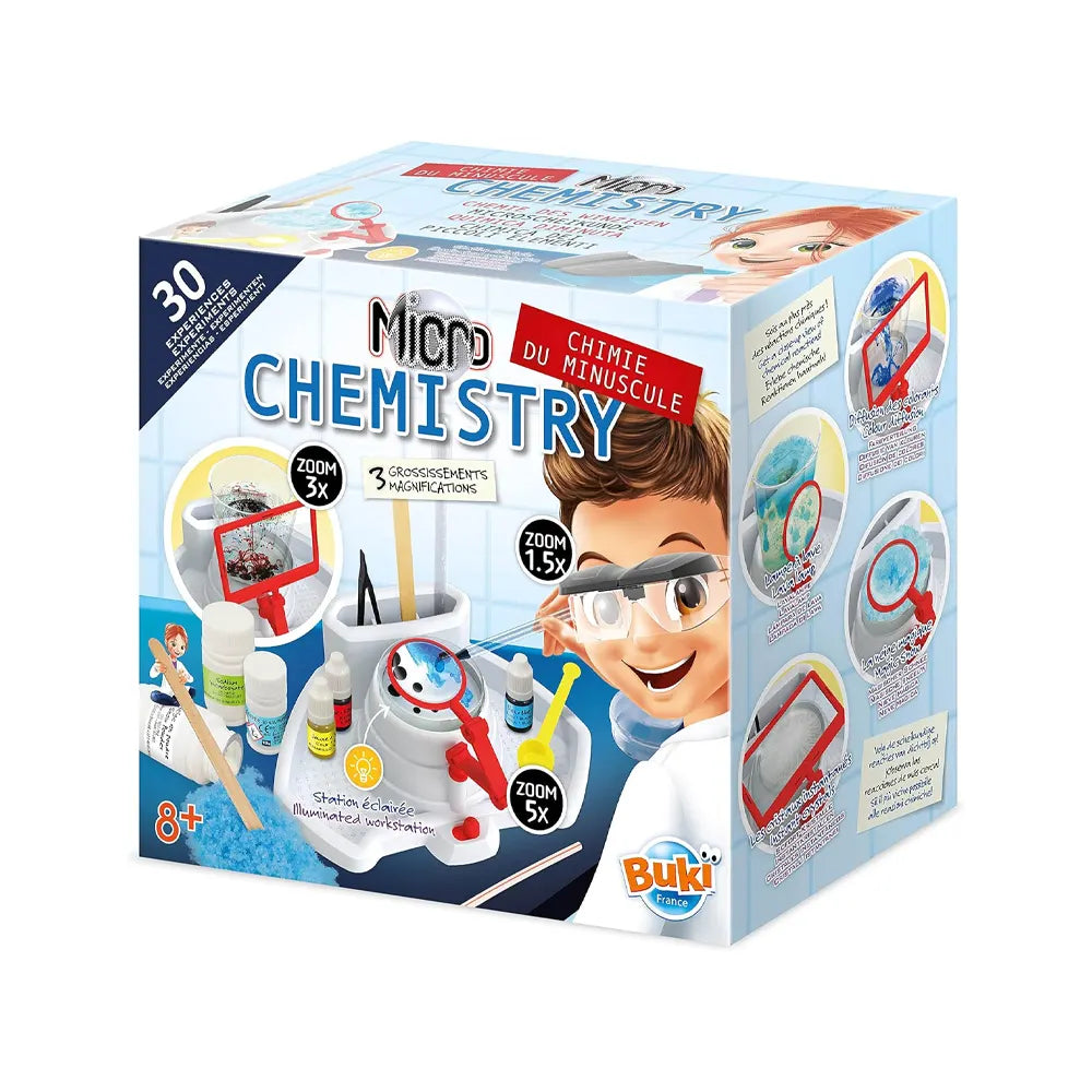 Micro-chimie : expériences à observer avec zoom, dès 8 ans