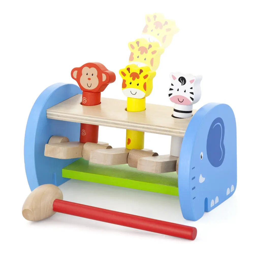 Jeu à Marteler Animaux Sauteurs Bois FSC 18M+
