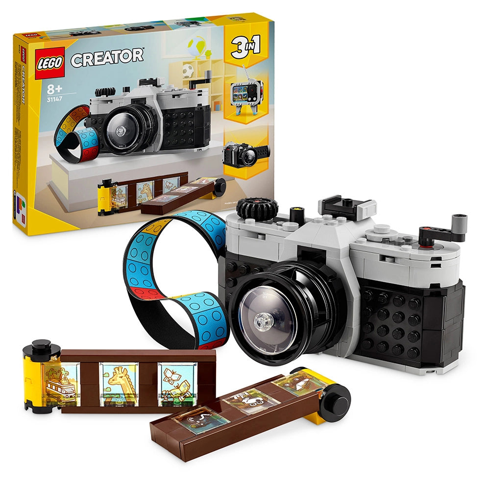 Appareil photo rétro LEGO Creator 3-en-1, dès 8 ans