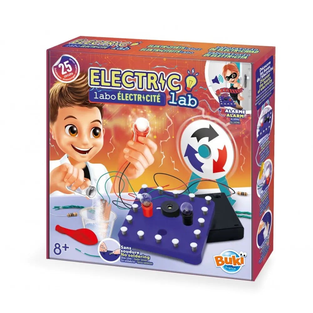 Laboratoire électrique : 25 circuits et jeux à créer dès 8 ans