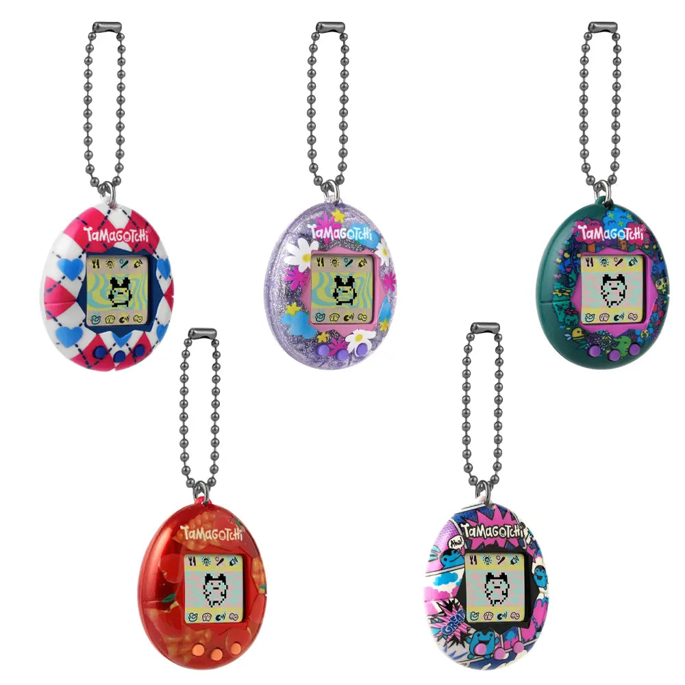 Tamagotchi Original, compagnon virtuel à motif aléatoire