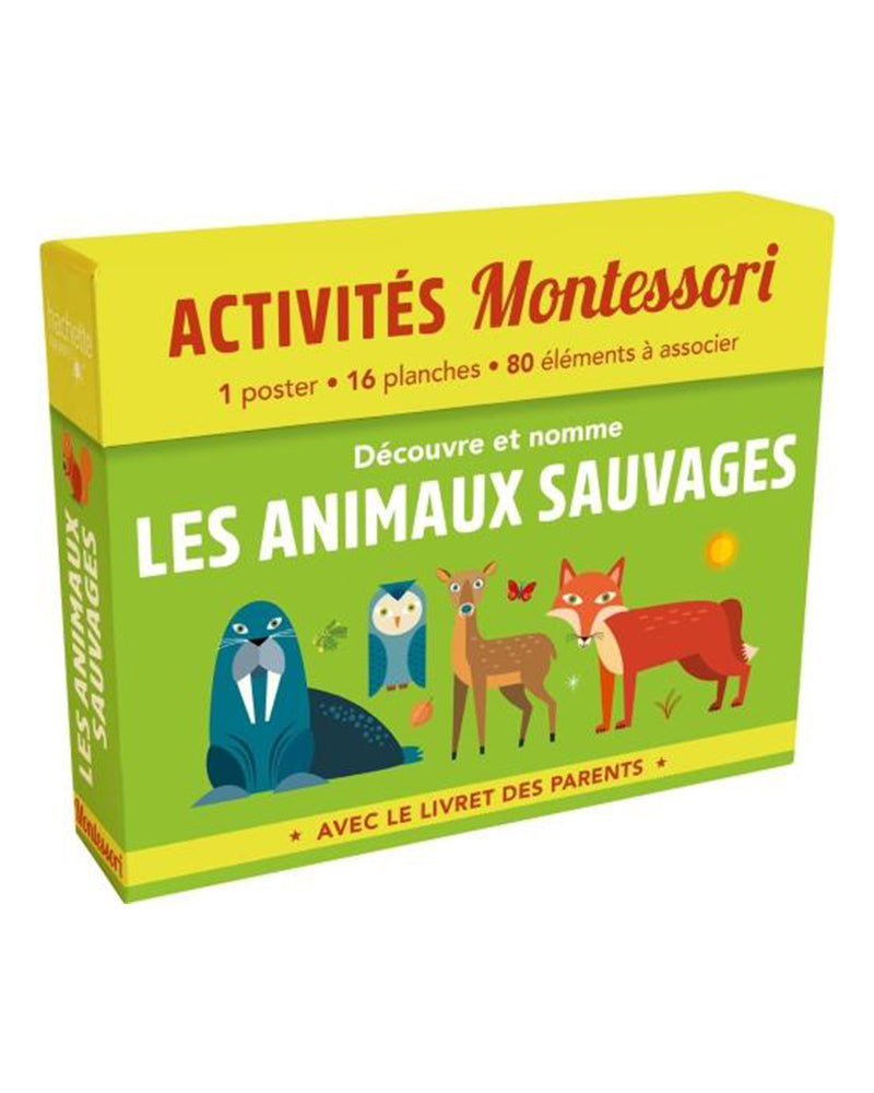 Coffret Animaux sauvages : habitats et activités dès 3 ans