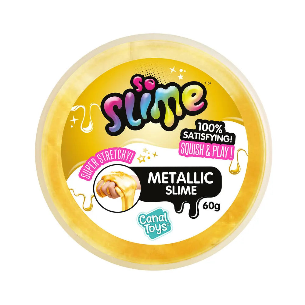 Slime doré métallisé en pot dès 6 ans