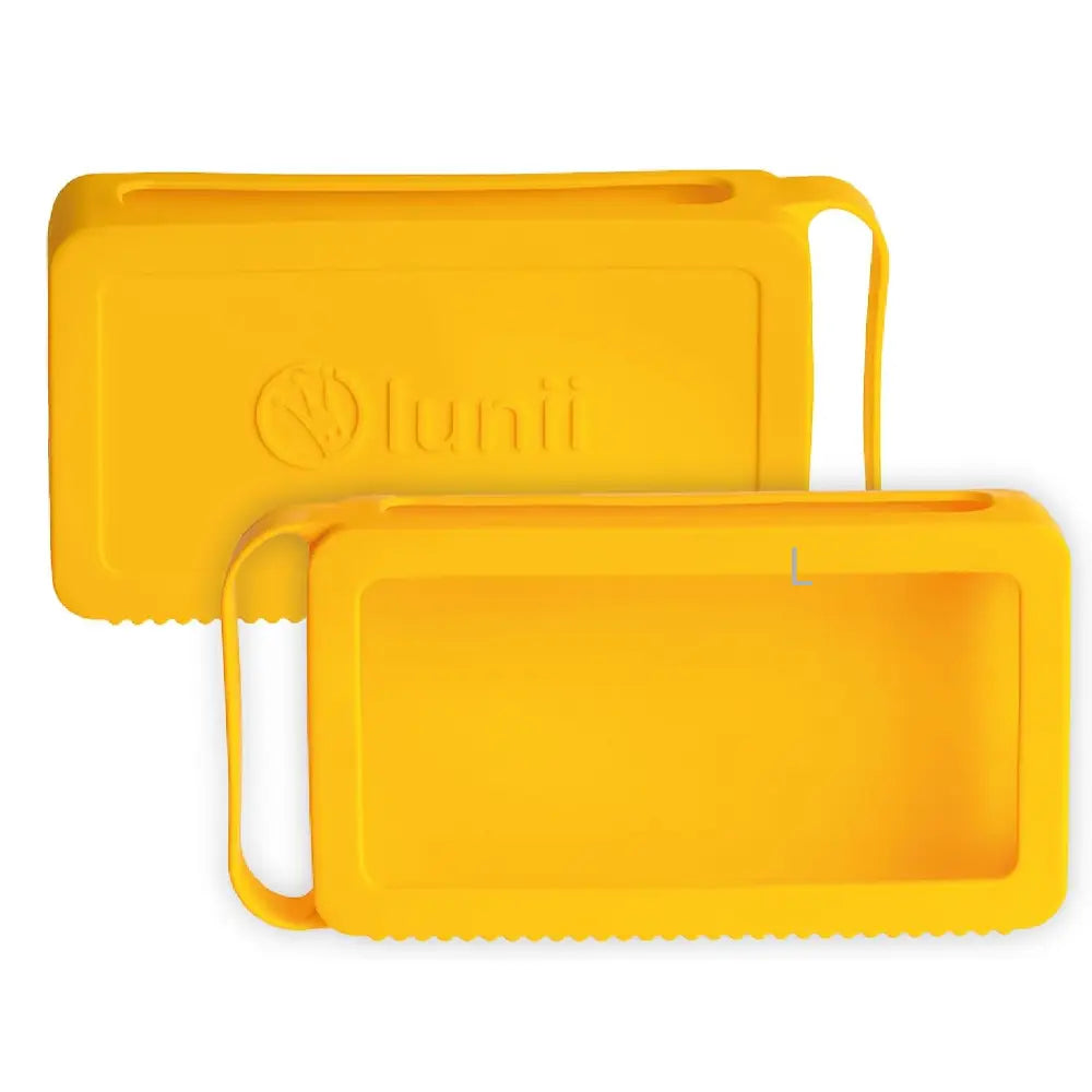 Coque jaune à poignée pour Ma Fabrique à Histoires Lunii