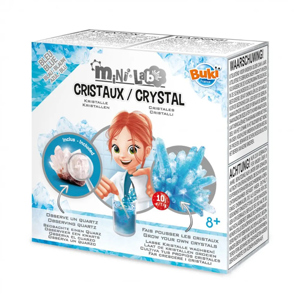Kit de cristaux bleus à faire pousser Buki dès 8 ans