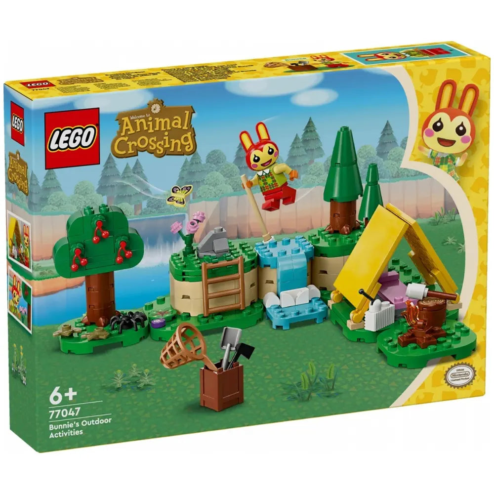 Campement LEGO Animal Crossing de Clara avec tente et rivière, dès 6 ans