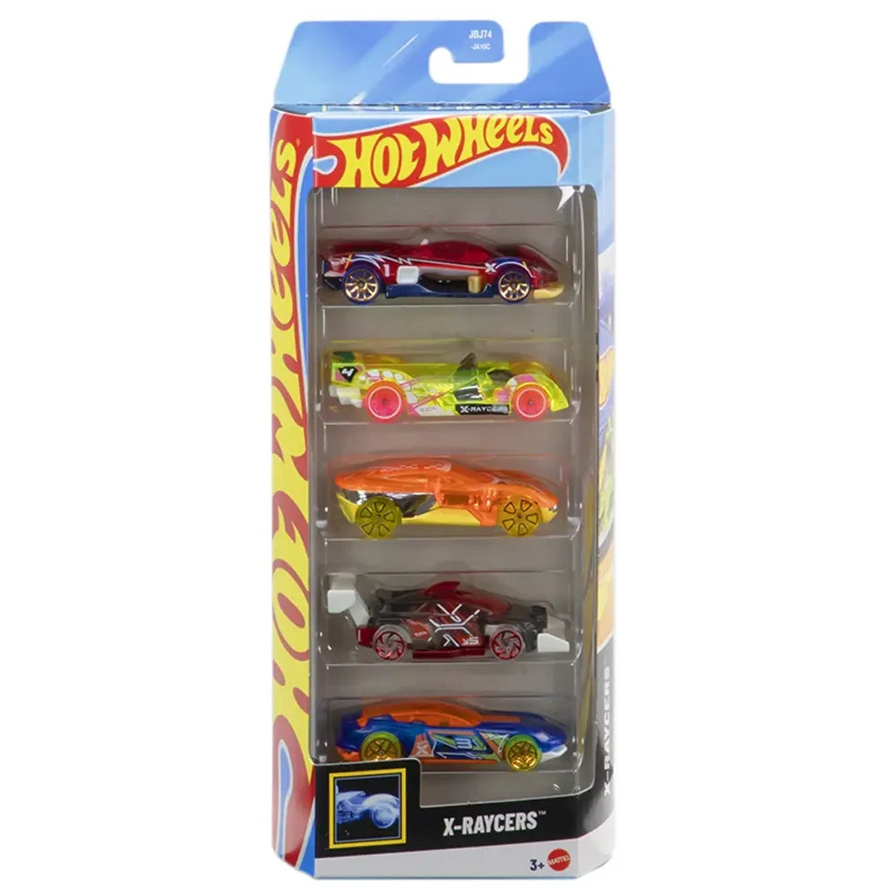Coffret de cinq voitures X-Raycers Hot Wheels