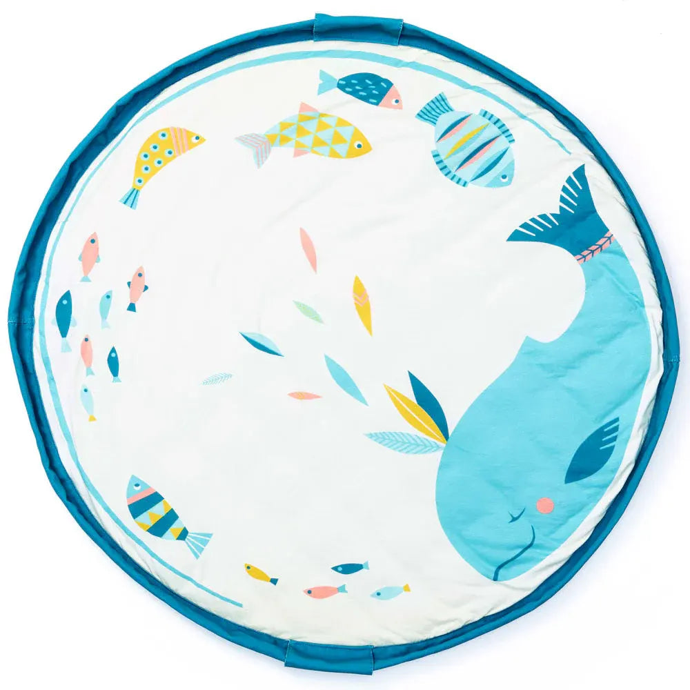 Tapis marin rond d’Olga, jeu 3-en-1 pour bébé