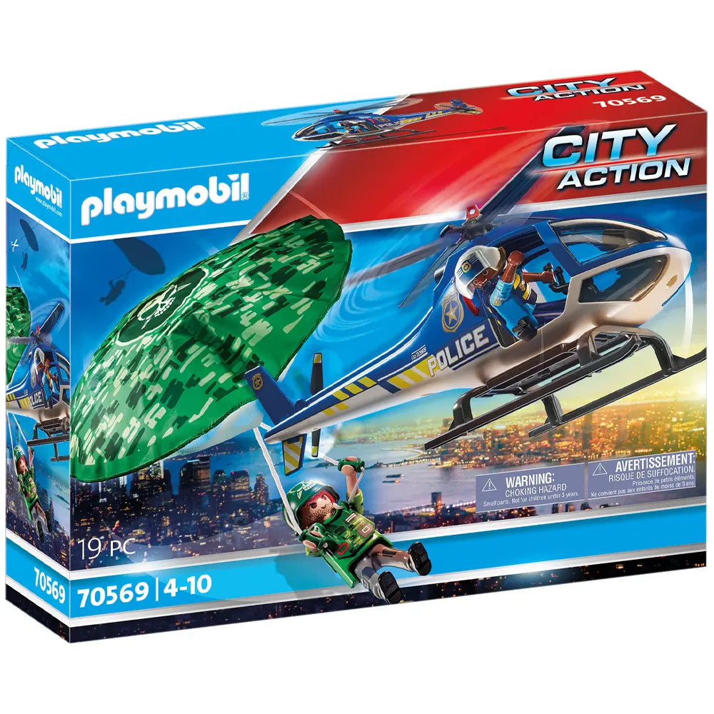 Playmobil Police : opération aérienne au parachute, dès 4 ans