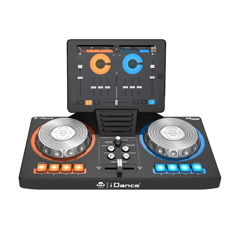 Console DJ iDance XD101 avec micro et deux platines