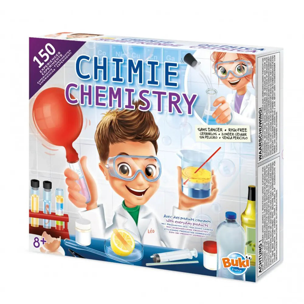 Coffret d’expériences de chimie du quotidien 8+