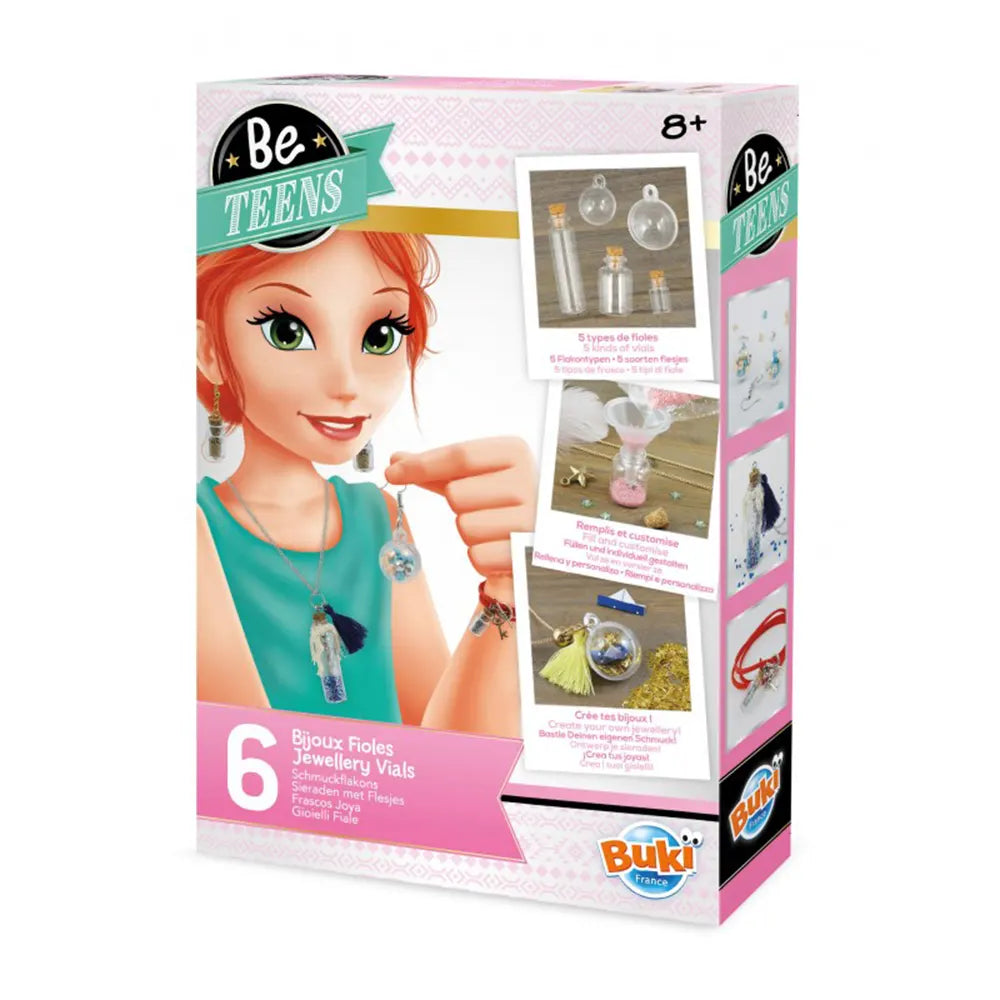 Atelier de bijoux en fioles Buki, dès 8 ans